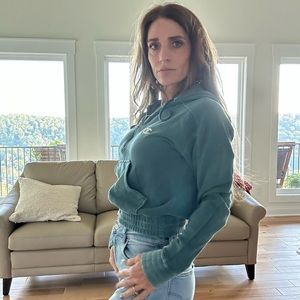 Champion xs sweat shirt green